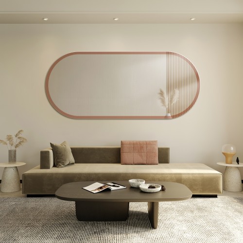 Oválne zrkadlo v zlatom... 2