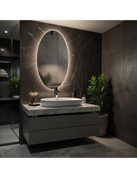 Eliptické zrkadlo s osvetlením - ELIPSA LED