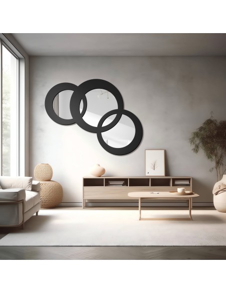 Dekoratívne zrkadlo v mdf ráme - EWELA - farba rámu podľa vášho výberu