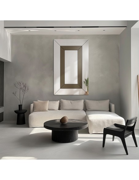 Dekoratívne dvojfarebné glamour zrkadlo - INES