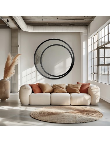 Okrúhle zrkadlo v zrkadle v dvojitom...