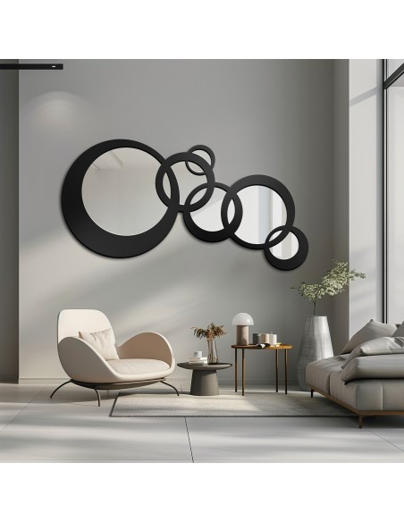 Dekoratívne zrkadlo v mdf ráme - MILO - farba rámu podľa vášho výberu