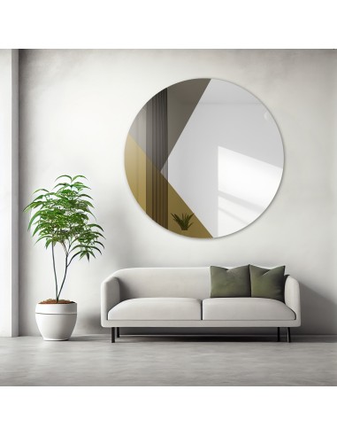 Okrúhle dekoratívne zrkadlo s...
