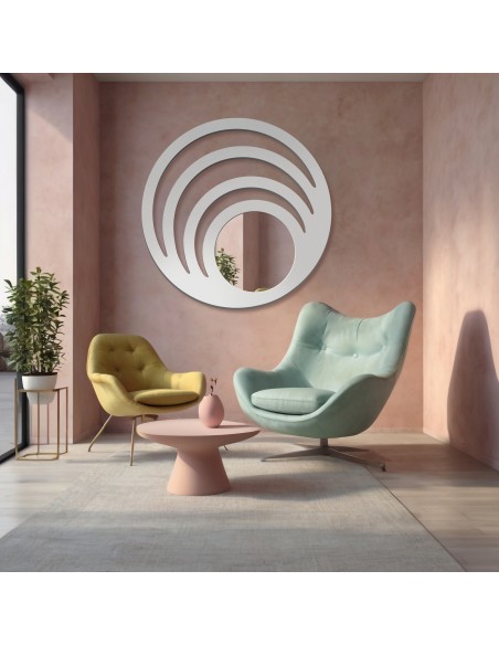 Dekoratívne zrkadlo v mdf ráme - TESS - farba rámu podľa vášho výberu