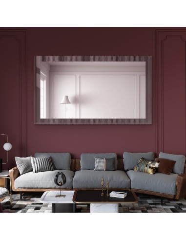 Dekoratívne obdĺžnikové zrkadlo na... Dekoratívne obdĺžnikové zrkadlo na...