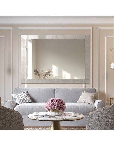 Dekoratívne obdĺžnikové zrkadlo na...