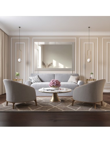 Dekoratívne obdĺžnikové zrkadlo na...