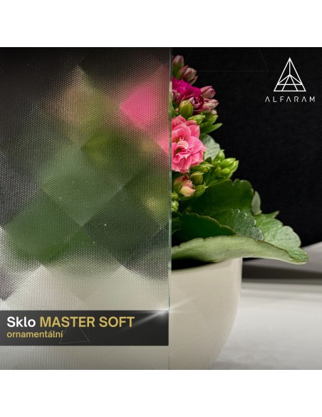 Dekoratívne oválne zrkadlo na ornamentálnom skle Master Soft - LUXORA VESPER