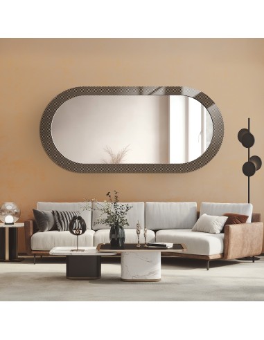 Dekoratívne oválne zrkadlo na... Dekoratívne oválne zrkadlo na...