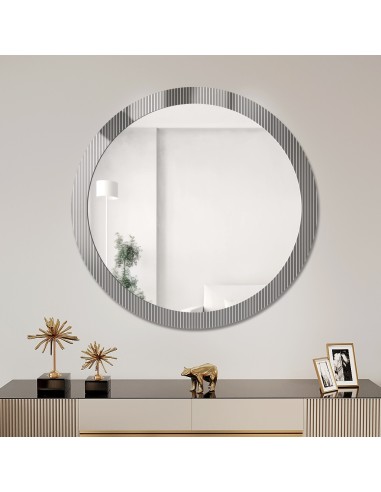 Dekoratívne okrúhle zrkadlo na...