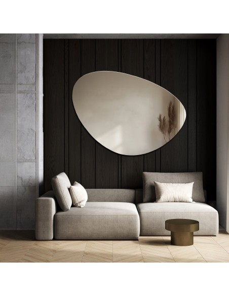 Kúpeľňové zrkadlo s nepravidelným tvarom - OBSYDIAN