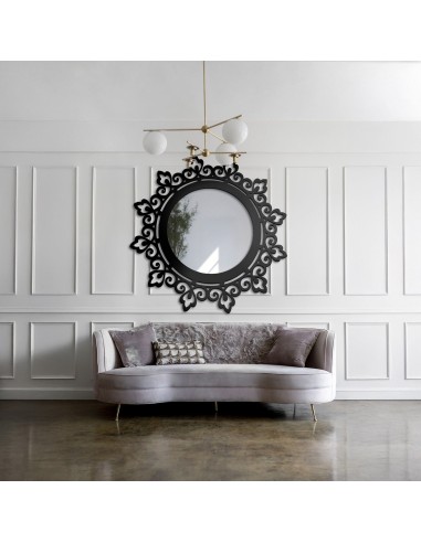 Dekoratívne zrkadlo v ažúrovom ráme LARA Dekoratívne zrkadlo v ažúrovom ráme LARA