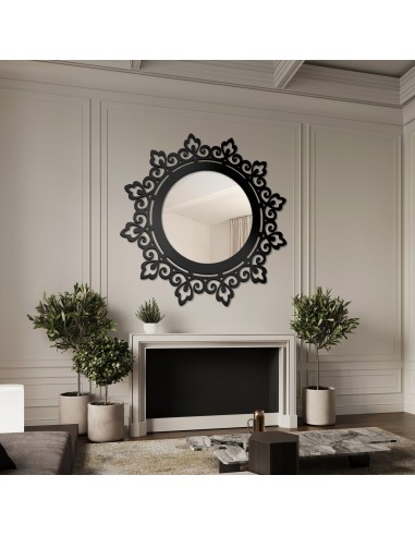 Dekoratívne zrkadlo v ažúrovom ráme LARA Dekoratívne zrkadlo v ažúrovom ráme LARA