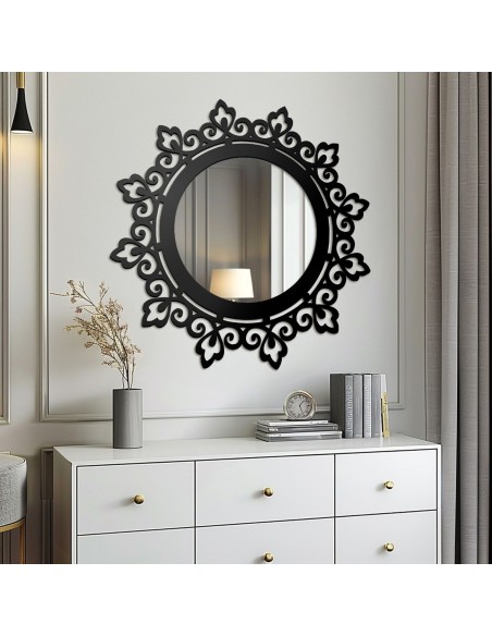 Dekoratívne zrkadlo v ažúrovom ráme LARA