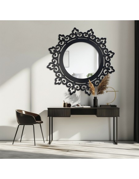 Dekoratívne zrkadlo v ažúrovom ráme LARA