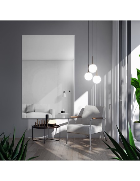 Veľké obdĺžnikové zrkadlo do kúpeľne - AGIS