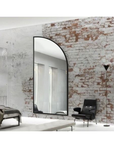 Zrkadlo v matnom čiernom MDF ráme - GREGOR - farba rámu na výber