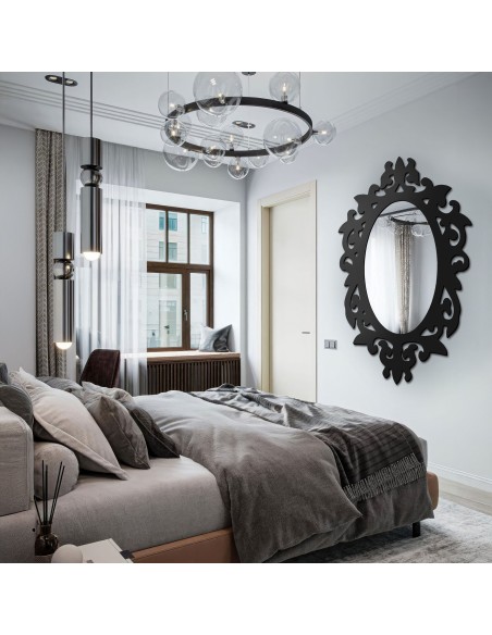 Dekoratívne zrkadlo v MDF ráme na toaletný stolík - ROMA - farba rámu podľa vášho výberu