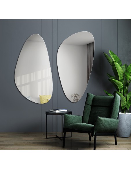 Súprava dvoch zrkadiel nepravidelného tvaru - SELENIT