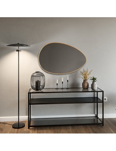 Organické zrkadlo v zlatom ráme MDF...