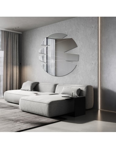 Okrúhle dekoratívne zrkadlo - ZOJA