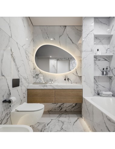 Leštené organické zrkadlo s...