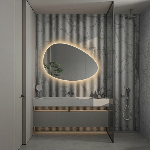 Leštené organické zrkadlo s...