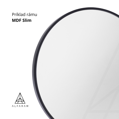 Oválne zrkadlo v čiernom... 2