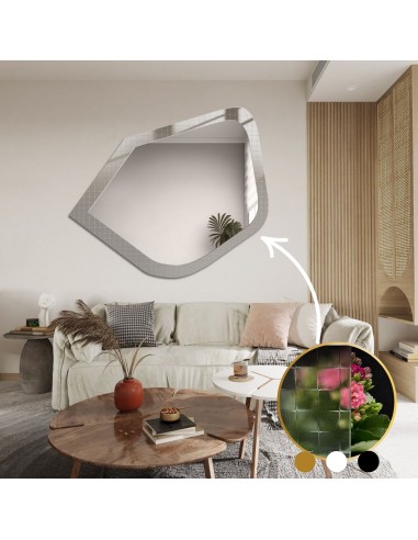 Dekoratívne zrkadlo na ornamentálnom skle Master Flex - LUXORA PRISTAL