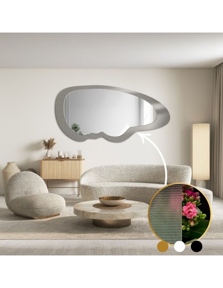 Dekoratívne zrkadlo na ornamentálnom skle Master Point - LUXORA VITRALIS