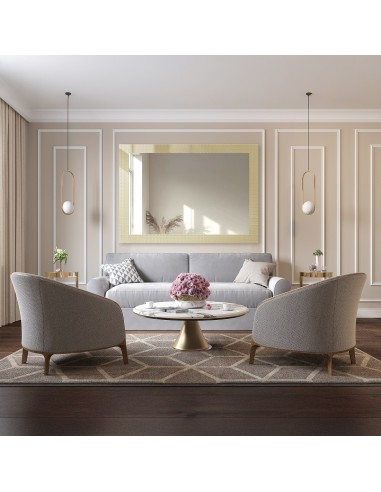 Dekoratívne obdĺžnikové zrkadlo na...