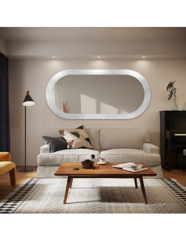 Dekoratívne oválne zrkadlo na...