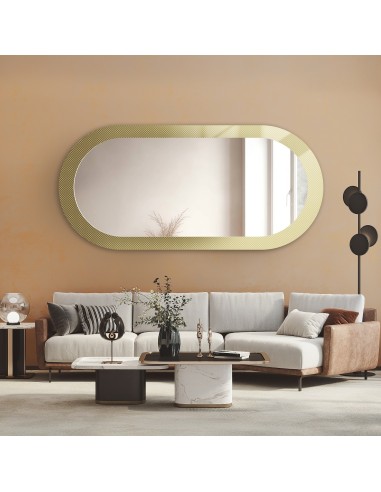 Dekoratívne oválne zrkadlo na... Dekoratívne oválne zrkadlo na...