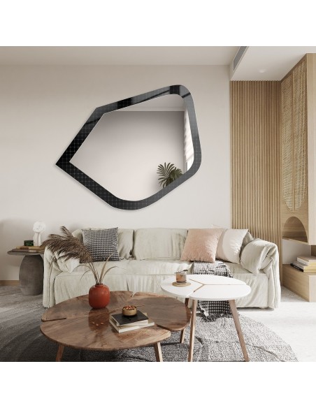 Dekoratívne zrkadlo na ornamentálnom skle Master Flex - LUXORA PRISTAL