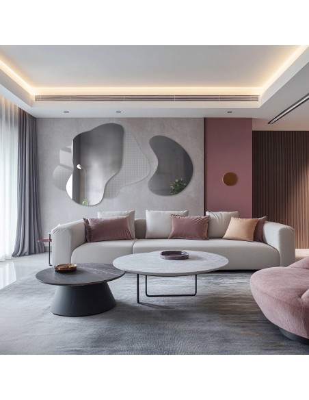 Dekoratívne zrkadlá na ornamentálnom skle Master Point - LUXORA ARTIVIS