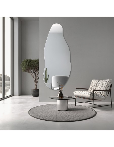 Dekoratívne zrkadlo s organickým tvarom - BARYT