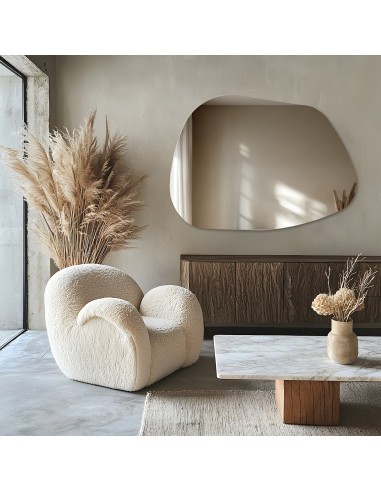 Dekoratívne zrkadlo s organickým...