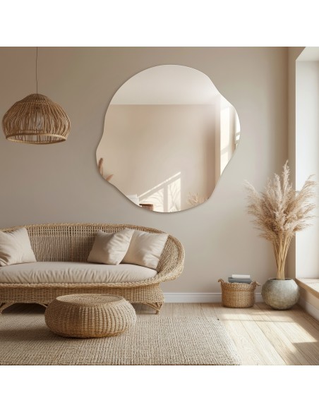 Dekoratívne zrkadlo s organickým tvarom - CYRKON