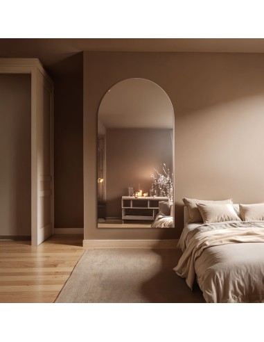 Polovičné oválne zrkadlo do kúpeľne -...