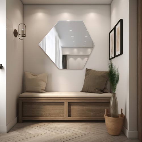 Zrkadlo geometrického tvaru...