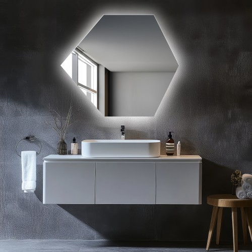 Zrkadlo geometrického tvaru...