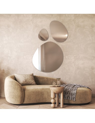 Súprava troch dekoratívnych zrkadiel... Súprava troch dekoratívnych zrkadiel...