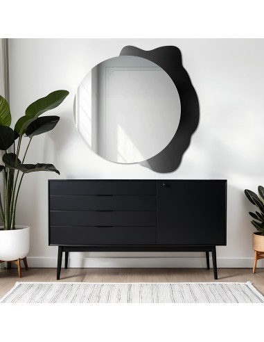 Dekoratívne okrúhle zrkadlo na...