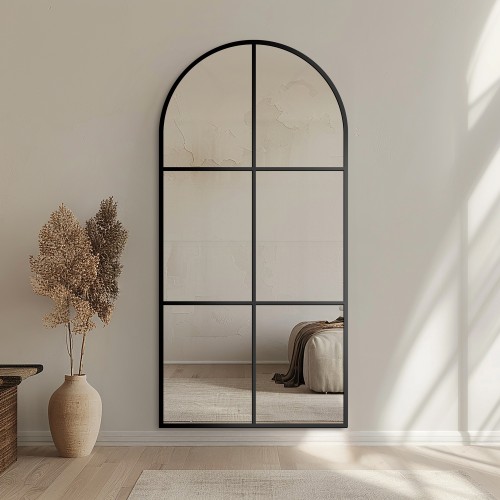 Loftové zrkadlo s priečkami...