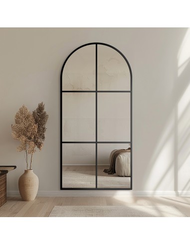 Loftové zrkadlo s priečkami z MDF –...