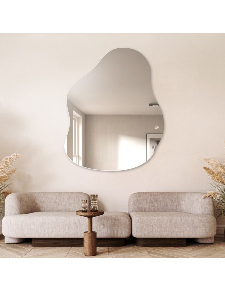 Dekoratívne zrkadlo s organickým tvarom - STONE