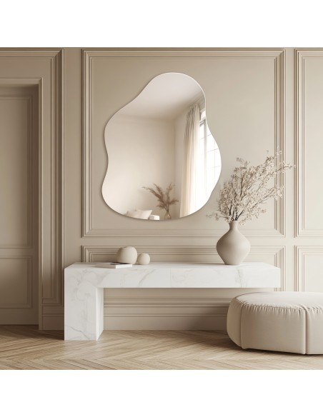 Dekoratívne zrkadlo s organickým tvarom - STONE