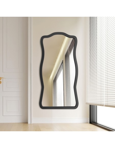 Nepravidelné zrkadlo s MDF rámom - BLOBS TUTTI