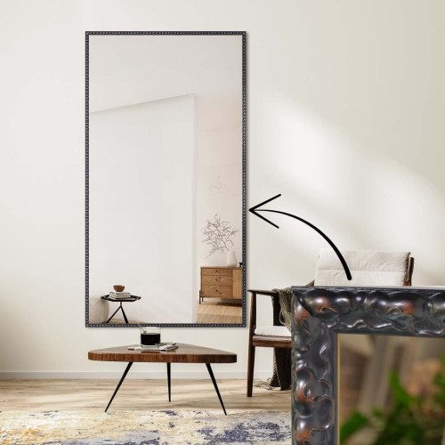 Zrkadlo v drevenom ráme –...