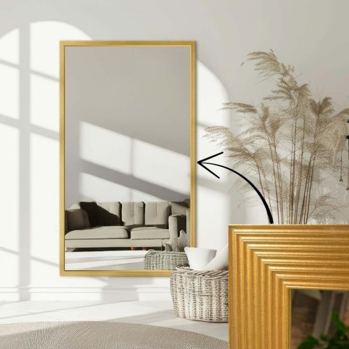 Zrkadlo v drevenom ráme –...